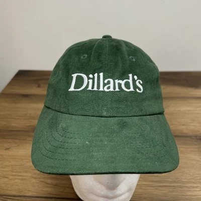Sombrero de papá vintage Falcon Headwear "Dillard's" verde adulto ajustable con correa trasera Foto 1 de 4