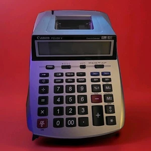 Canon P-27-DH Clock & Calendar Calculator Adding Machine- EXCELLENT CONDITION - Picture 1 of 3