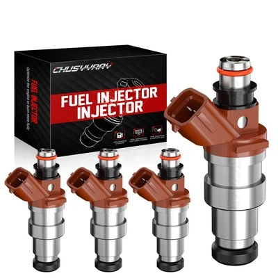 4 piezas Inyectores de combustible OEM FJ377 23250-75050 PARA TOYOTA 4RUNNER 1996-2000 2,7 L L L4 Foto 1 de 4