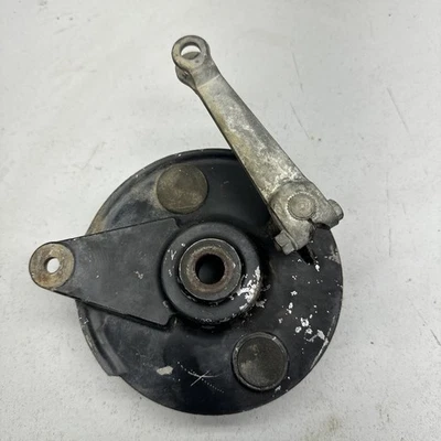 1975 Hodaka Road Toad 100 OEM Rear Rim Brake Plate/Arm - Image 1 of 4