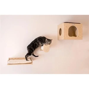 Armarkat Real Wood Wall Series: Tree W1907A With Condo Perch And Stepup - Picture 1 of 1
