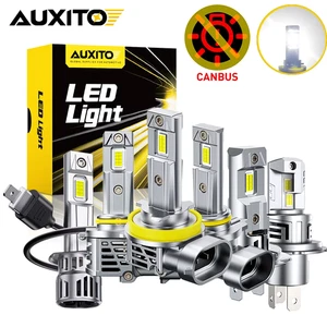 2Pcs 30000LM H4 LED Headlight Canbus H1 H7 H11 H8 H9 9005 HB3 9006 HB4 9007 HB5  - Picture 1 of 13