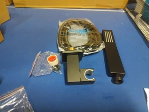 NearMoon Luxury Matte Black Brass Handheld Shower Head - High Pressure Kit & - Picture 1 of 4