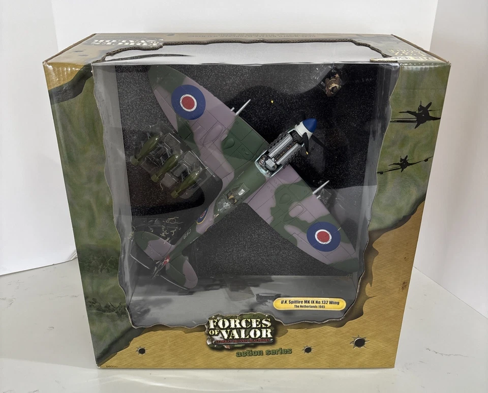 Forces of Valor 1:32 diecast airplane military plane U.K. Spitfire MK IX No. 241 - Image 1 of 4