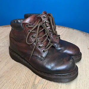 Vintage Dr. Martens 8284 Hergestellt in England Braun Leder Stiefel Y2K US Herren 8 - Bild 1 von 13