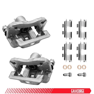Rear Disc Brake Calipers w/ Bracket For 2007-2009 2010 Hyundai Elantra l4 2.0L Foto 1 de 4