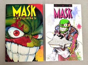 THE MASK & THE MASK RETURNS Dark Horse Comics TPB 1st edition/1st & 2nd print VG - Picture 1 of 18