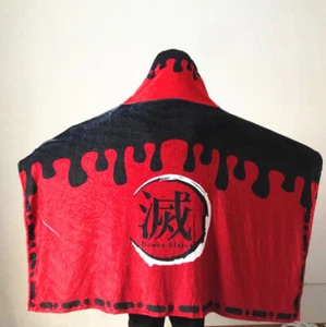 Demon Slayer kimetsu no yaiba Douma Cosplay Cloak Flannel Blanket Shawl 1X1.6m - Picture 1 of 1