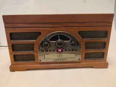 Crosley 5-in-1 Rochester Record Player Radio Tape CD Model CR66 Stereo  - Image 1 of 4
