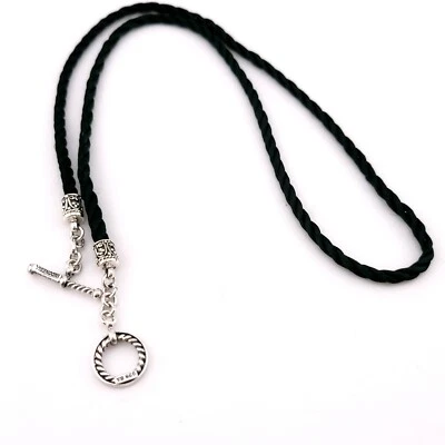 Colar corrente Suarti Bali BA prata esterlina 3"mm cabo Sik alternar 20" polegadas - Imagem 1 de 4