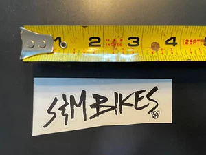 S&M Bikes BMX Sticker Decal For Skateboard, Laptop, Guitar, Water Bottle SandM - Picture 1 of 1