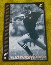1995 NEW ZEALAND  ALL BLACKS RUGBY UNION CARD  #41  JOHN  KIRWAN