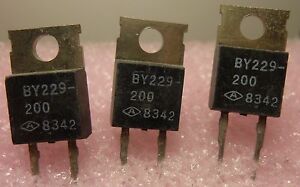 BY229-200 / RECTIFIER DIODE / 3 PIECES  (qzty)