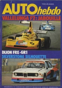AUTO HEBDO Nr. 13 13.05.1976 6h SILVERSTONE Gr5 VALLELUNGA F2 DIJON FRE-Gr1 - Bild 1 von 1