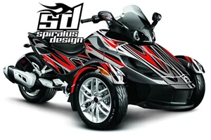 CanAm Spyder GS RS RSS graphic wrap decal kit "Classic" 2008-2016 - Picture 1 of 7