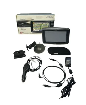 Magellan Maestro 4040 Car Portable GPS Navigator System 4.3" LCD Screen Maps - Image 1 of 4