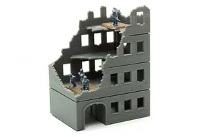 Stalingrad Ruined Residentials SRH MST2 - Tabletop Wargaming WW2 Terrain | Minia - Bild 1 von 13