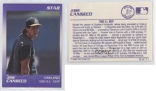 1990 Star Jose Canseco Purple Jose Canseco #6