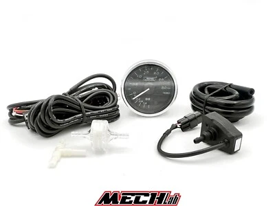 manometro pressione turbo PROSPORT SUPREME BAR 52mm picco warning strumento depo - Bild 1 von 4