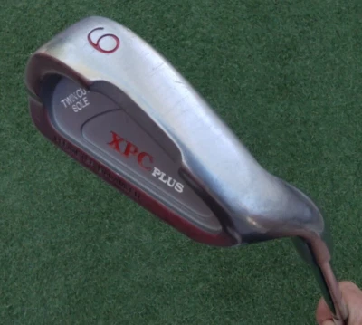 XPC PLUS PERIMETER BALANCED TWIN CUT SOLE # 9 IRON 38" RH REG FLEX STEEL SHAFT - Image 1 of 4