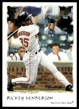 2002 Topps Gallery Rickey Henderson Boston Red Sox #64