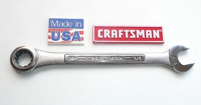 Craftsman  Tools 5/8" Ratcheting Combo Wrench, SAE 12PT V^ 42638 Made in USA - Image 1 of 4