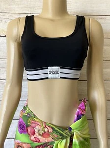 Pink Victoria’s Secret Black Sports Bra Size S - Picture 1 of 8