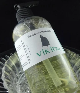 VIKING Uomo Castiglia Sapone & Barba Lavaggio Drakkar Nero Tipo Legno di Cedro - Foto 1 di 6