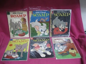Lote de 6 cómics Dell S73 de Scamp - Imagen 1 de 4