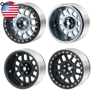 Qmore 2.6 inch Beadlock Wheel Hub Rims For Black Mamba 152*47mm Mud Swamp Tires - Picture 1 of 32