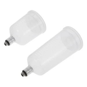 2 PCS Split Spray Brush Cup Set Paint Airbrush Sprayer Containers - Picture 1 of 12