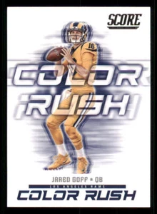 2018 Score Color Rush #18 Jared Goff - Picture 1 of 2