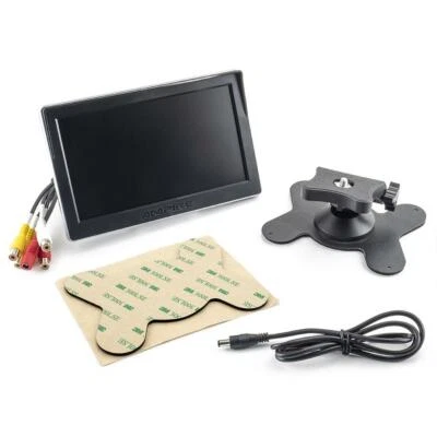 AMPIRE RVM071 TFT Monitor 17,8cm (7") mit 2 Kameraeingängen, Aufbaumonitor  - Bild 1 von 4