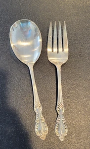 Mondiali Rogers Mfg Co. Vintage Servizio Forchetta e Cucchiaio Piatto Extra Silverplate - Foto 1 di 5