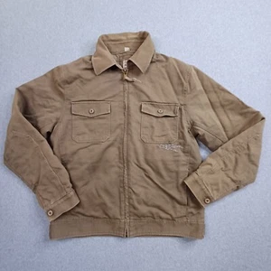 SMP Jacket Mens XL Brown Collared Zip Up Insultated Skating 90s Y2K Outdoors - Picture 1 of 14