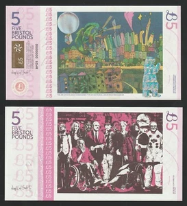 Großbritannien - Bristol £5 5 Pound UNC Lokalwährung 2. Serie Banknote - Bild 1 von 1