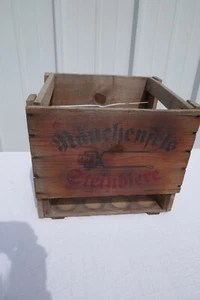 alte Bierkiste Holz Rauchenfels Bierkasten  Biertragerl rar - Bild 1 von 6