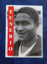 EUSEBIO TRADING CARD. THE BEAUTIFUL GAME LIMITED. BENFICA. PORTUGAL