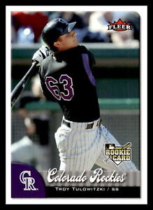 2007 Fleer #338 Troy Tulowitzki   Colorado Rockies  Baseball NM RC Rookie