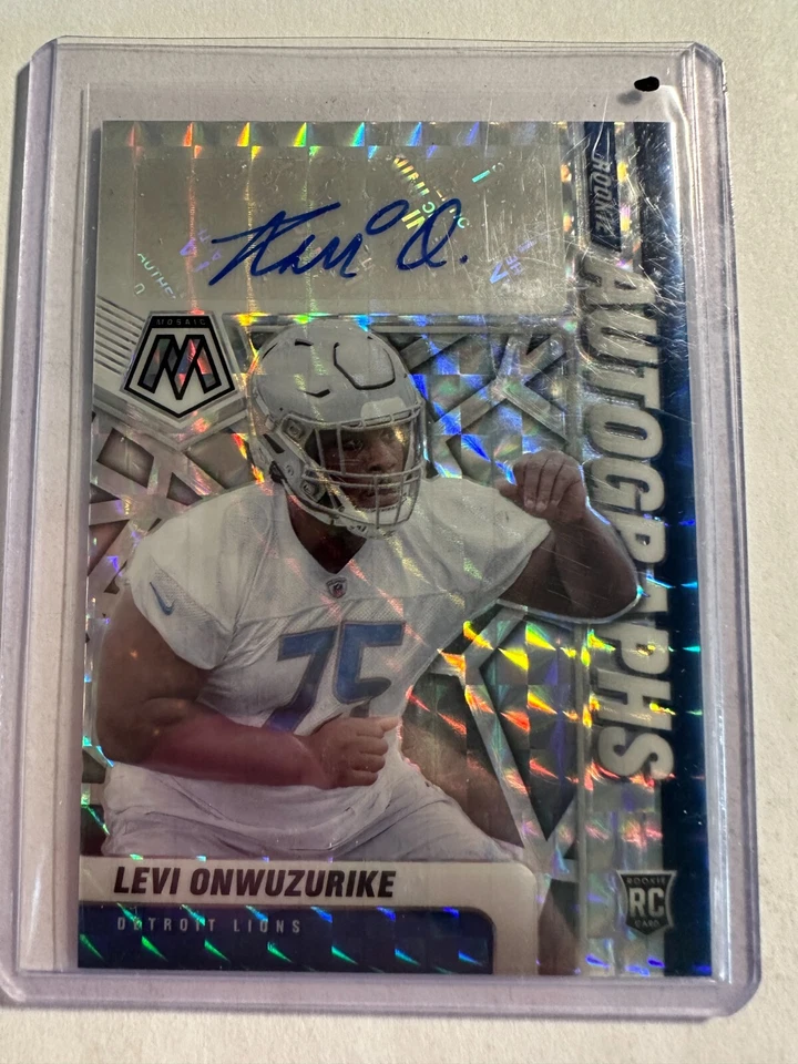 K90,096 - 2021 Panini Mosaic Rookie Auto Mosaic #100 Levi Onwuzurike - Image 1 of 1