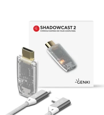 GENKI ShadowCast 2 - 4K USB 3.2 Smallest External Capture & Streaming Card - Image 1 of 4