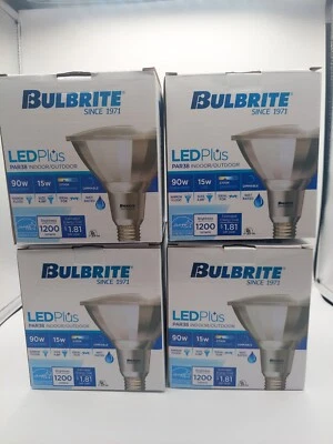 LED PAR38 Flood Light Bulb - Dimmable - 15W - 120V - BULBRITE-772740 - 4 pack - Image 1 of 4