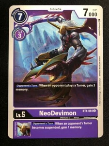 Digimon BT4-084 NeoDevimon Common Great Legend - Picture 1 of 2
