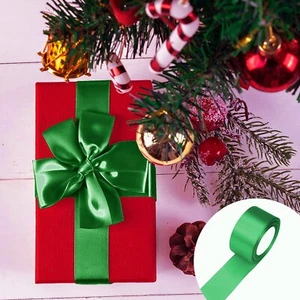 Weihnachten Satinband Rolle zum Basteln Hochzeiten Deko Kinder Haarschleife Geschenk - Bild 1 von 11