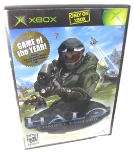 Halo Combat Evolved Black Label Edition Blockbuster disco Microsoft Xbox (2001) - Foto 1 di 4