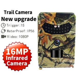 IP56 Camera 16MP 1080P Hunting Camera with 26PCS IR LEDs A+ - Picture 1 of 12