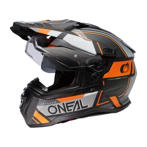 Casco O'NEAL D-SRS SQUARE BLACK/GREY/ORANGE - Imagen 1 de 7