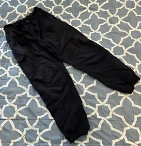 Men’s Lg Navy Blue Canterbury Of New Zealand Rugby/windbreaker/Pants W/clip Belt - Picture 1 of 10