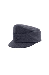 WWII German Luftwaffe Bergmütze EM Blue Grey Wool Field cap L - Imagen 1 de 2