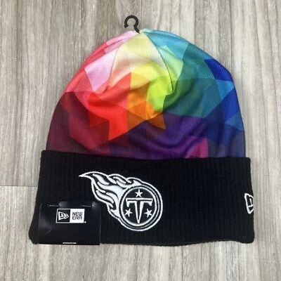 Gorro Crucial Catch Tennessee Titans New Era 2023 NFL Negro Puños Tejido Sombrero Nuevo con Etiquetas Foto 1 de 4